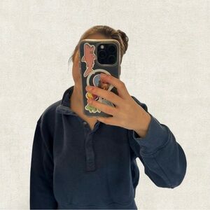 American Eagle Outfitters Blue Knit Pullover